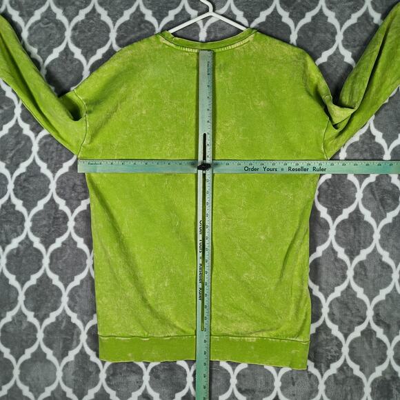 Disney Our Universe Stitch Sweatshirt Womens Small Green Mummy Halloween - Picture 6 of 11